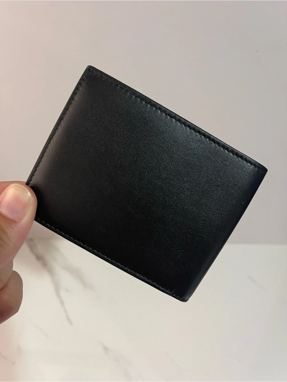 Salvatore Ferragamo Black Leather Bifold Wallet